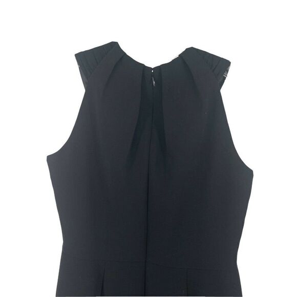 ZOEY Dress Black Sheath Knee Length Sleeveless Size 4 Classic Cocktail Career - Picture 5 of 6
